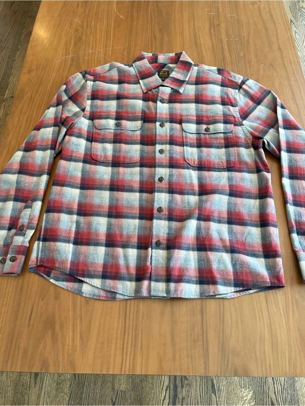 Overland Red Plaid Button-Down Shirt